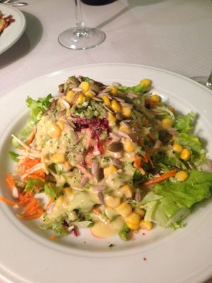 House salad  at L'Union in Leon