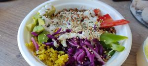 High praotein nourishing bowl at Experimental station rainbow 12 in Bansko