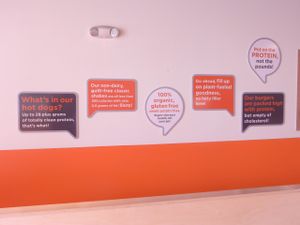 More Next Level Burger signs at Next Level Burger in Bend