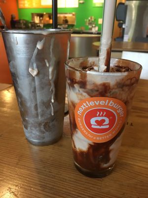 Chocolate milk shake  at Next Level Burger in Bend
