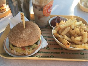 Quinoa burger at Next Level Burger in Bend