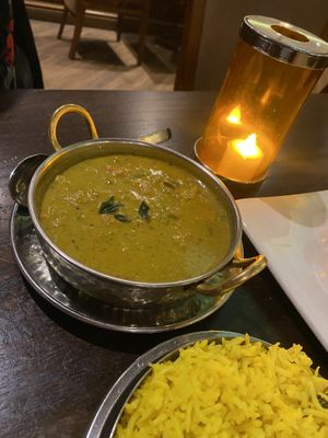 Koottu Curry & Lemon Rice  at Tharavadu in Leeds