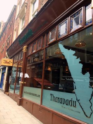 An Outside view at Tharavadu in Leeds