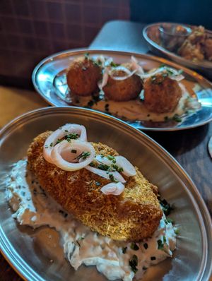 Cordon Bleu & Arancini at Present in Paris
