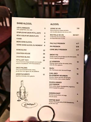 Drinks at Présent in Paris