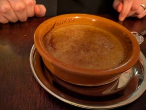 Creme Brulee at Présent in Paris