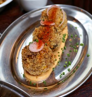 Arancini at Présent in Paris