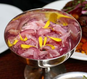Ceviche at Présent in Paris