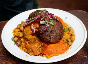 Couscous at Présent in Paris