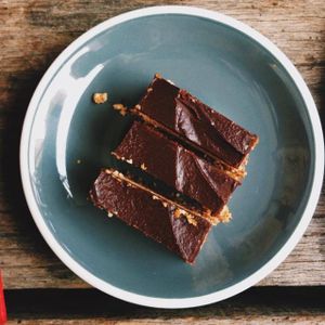 (raw&vegan) salted caramel mocha slice - highly recommend this!!!!! at Southsea Coffee - Osborne Rd in Portsmouth
