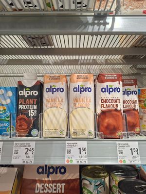Vegan milk at DM - drogerie markt in Grad Zagreb