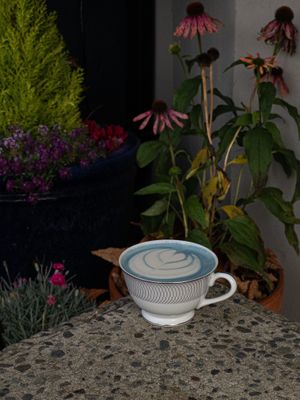 Bluepea Lavender at Customer's Own Mug at Fika in Victoria