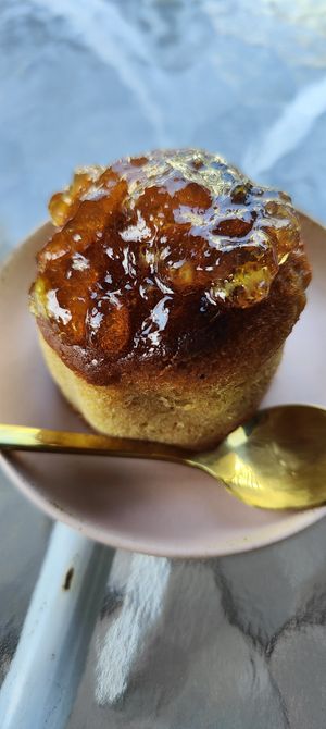 Beautifully flavored tortina. at Fika in Victoria