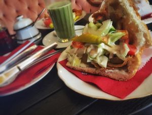 King Vegan Döner  at Cafe Vreigeist in Monchengladbach