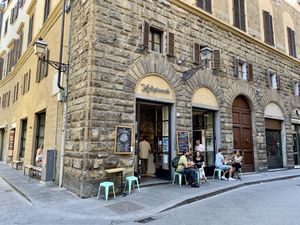 entrance at Ditta Artigianale in Florence