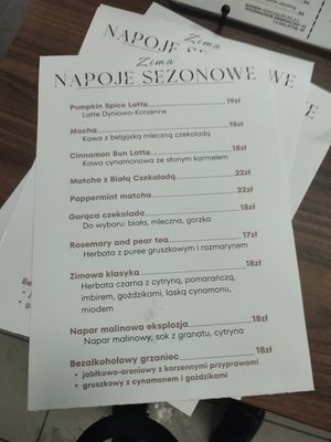 Seasonal drinks at Fanaberia Gliwice in Województwo śląskie