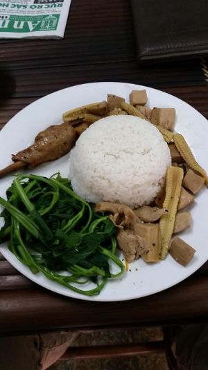 meal at Au Lac - Duong Lang in Hanoi