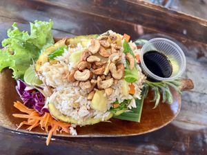 Pineapple fried rice   at Joy Thai Food in Bangkok