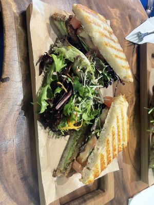 Tempeh Sandwich  at Emerald Tea House in Jacksonville