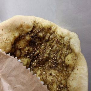 Za'atar manoush at 1947 in Boronia