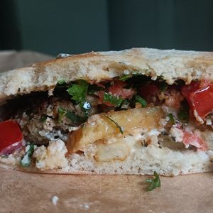 vegan kafta pocket - soooo yummy at 1947 in Boronia