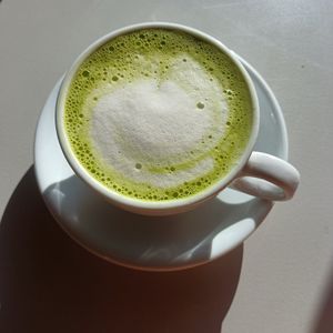 matcha latte at 1947 in Boronia