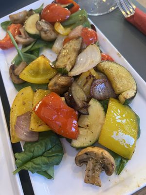 Grilled veg side dish   at Pasike in Trogir