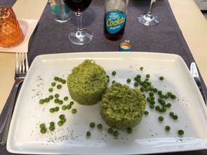 Green risotto  at Pasike in Trogir