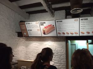 menu at The Dog is Hot in Barcelona