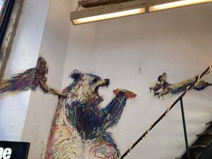 Leuk tentje at The Dog is Hot in Barcelona