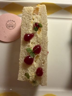 Vegan afternoon tea  at Sketch - Afternoon Tea at The Gallery in London