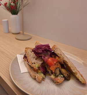 Vegan sandwich (warm) at Le Flair in Steyr