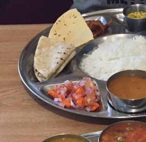 beautiful and delicious Thali's at Vatica Indian Restaurant in Marietta