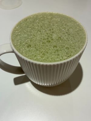 Greens & oat milk beverage at Jing Si Books & Cafe Plantarium Branch 靜思書軒植境店 in Taipei City