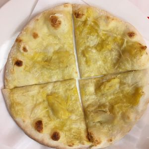 Durian pizza only available via preorder over the phone or Facebook Messenger at Elite Pizza 依禮鮮蔬手工披薩 in Taichung