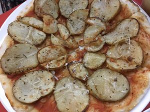 10” potato rosemary pizza (NT$199) at Elite Pizza 依禮鮮蔬手工披薩 in Taichung