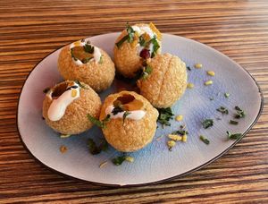 Dahi Puri  at India Haus in Gottingen