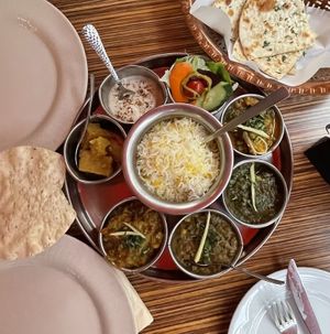 Punjabi Thali  at India Haus in Gottingen