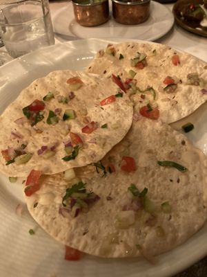 Masala pappad   at India Haus in Gottingen