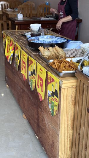   at Ming Kwan Vegetarian Restaurant in Chiang Mai