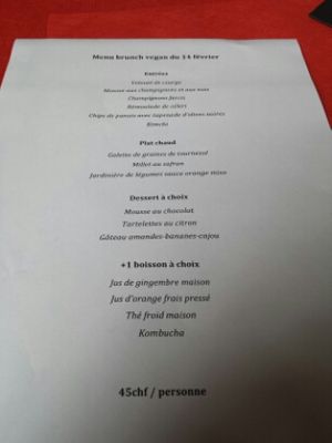 valentine's brunch at MU-Food in Geneva