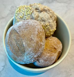 Gluten-free bread at East 14 in Dubai