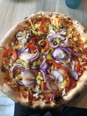 Pizza  at Holzofenpizza Engel in Frankfurt