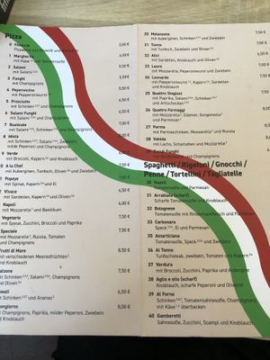 Menu 1 at Holzofenpizza Engel in Frankfurt