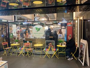 Front at Falafel Plant in New York City