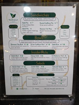  at Falafel Plant in New York City