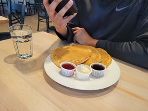 Pancakes. at Soul Vegan in Chicago