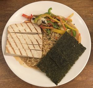 Ramen Tofu Bowl 🍜   at Green Grotto By Pichola in Rajasthan