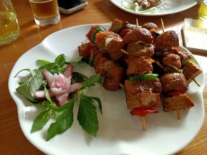 The best BBQ kebab at Hoang Kim in Ha Long