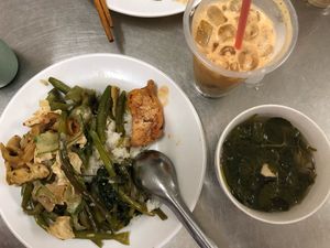 buffet and passionflower juice at Hy Lac in Da Nang